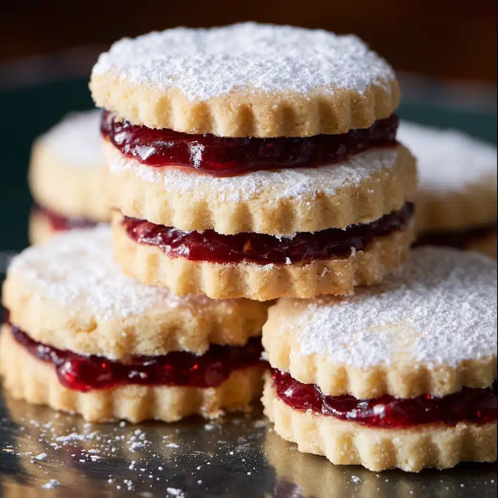 Jam Filled Sandwich Cookies (Zirochki) Recipe - Recipe Image