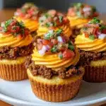 Taco Cupcakes Delight: A Flavorful Appetizer Recipe