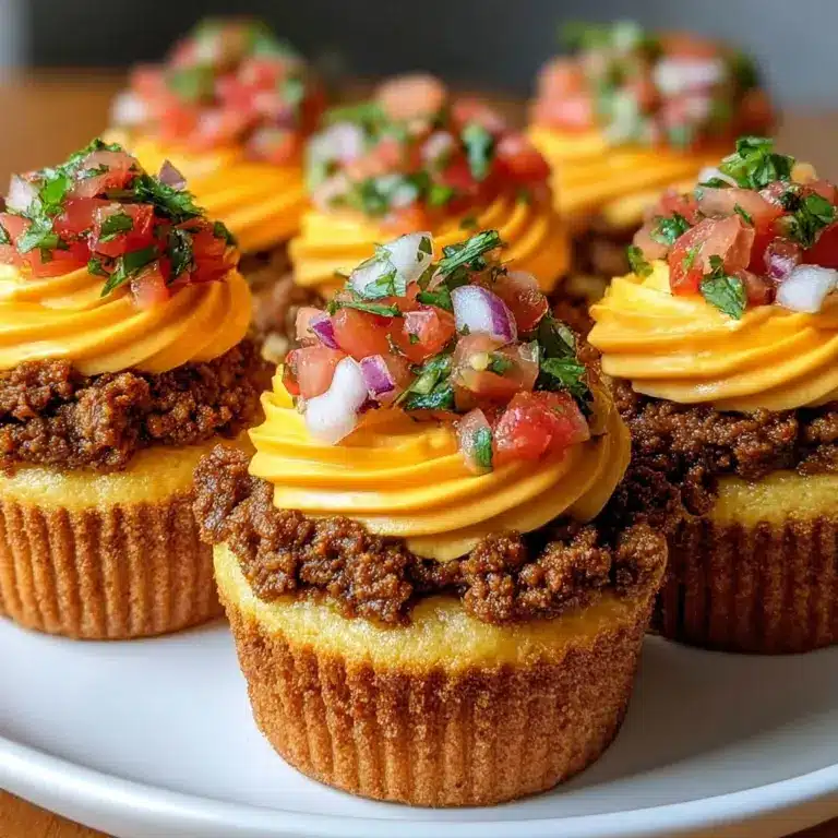 Taco Cupcakes Delight: A Flavorful Appetizer Recipe