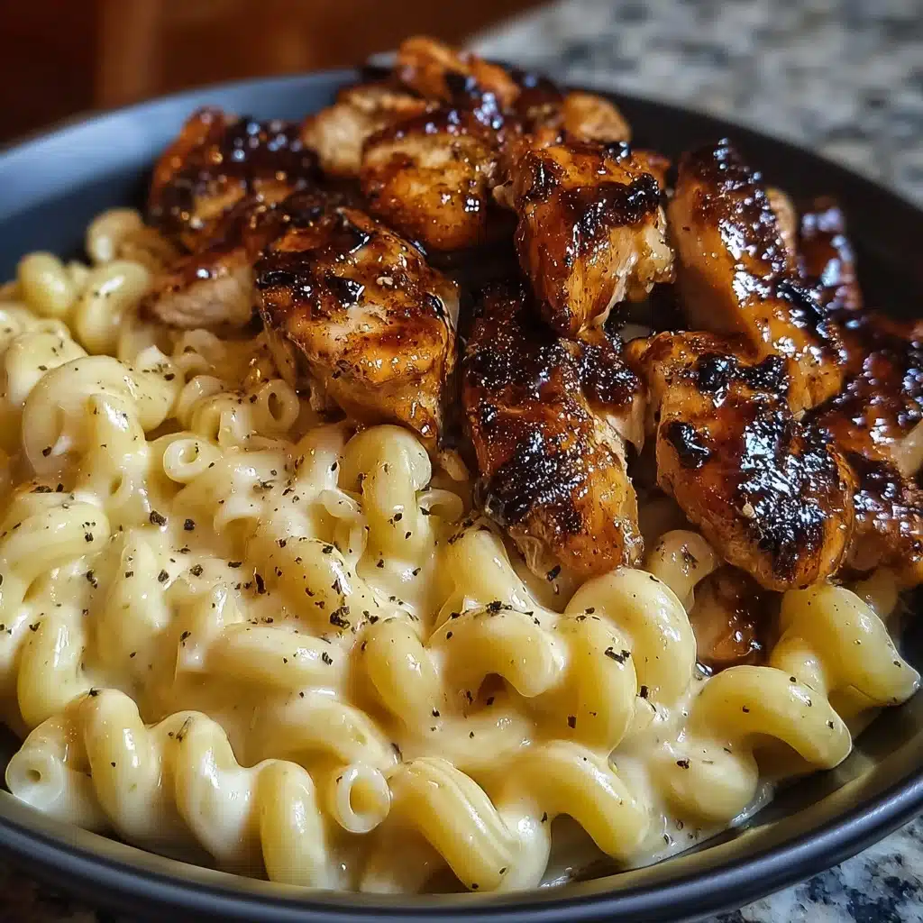 pper Chicken with Creamy Macaroni Cheese Recipe