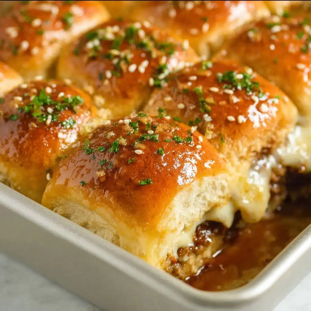 Easy French Dip Sliders Recipe - Recipe Image