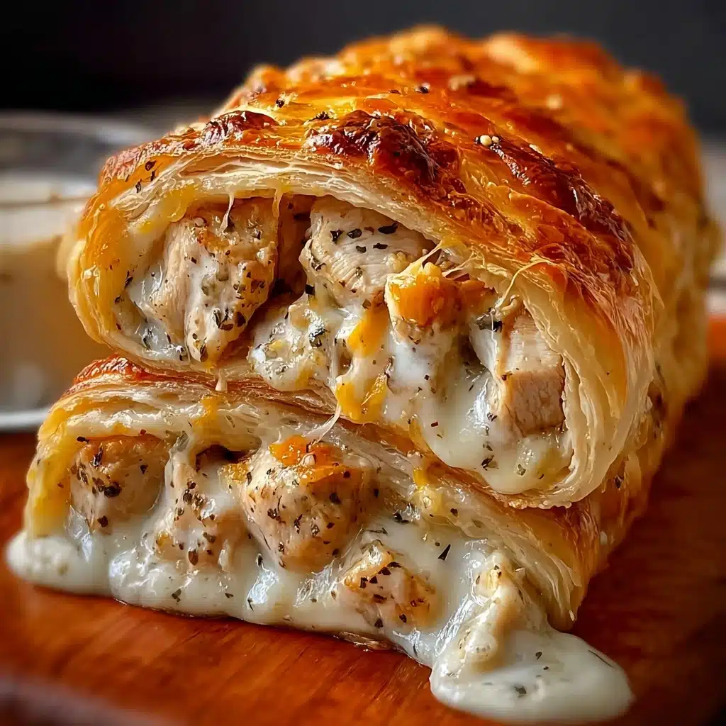 great Cheesy Garlic Chicken Wraps Recipe - Recipe Image