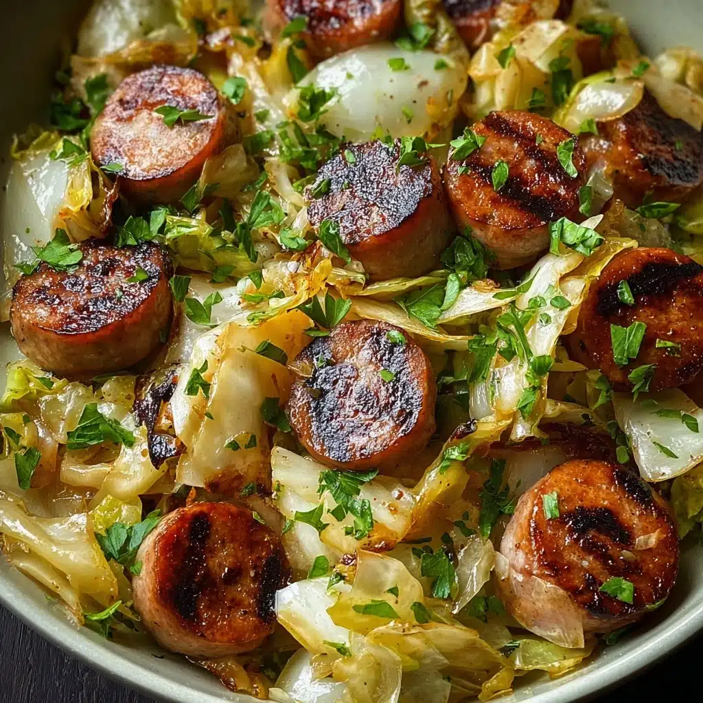Easy Sausage and Cabbage Stir Fry Recipe - Recipe Image