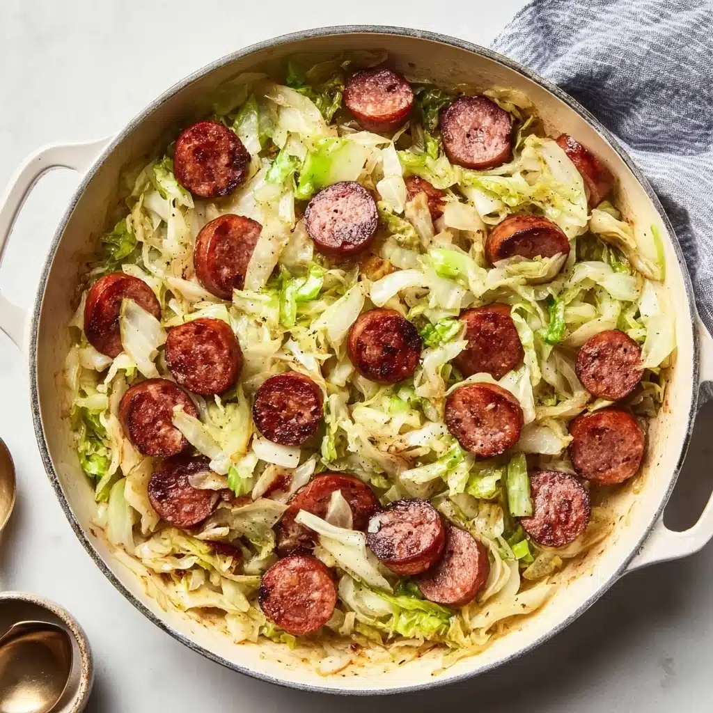 Easy Sausage and Cabbage Stir Fry Recipe - Recipe Image
