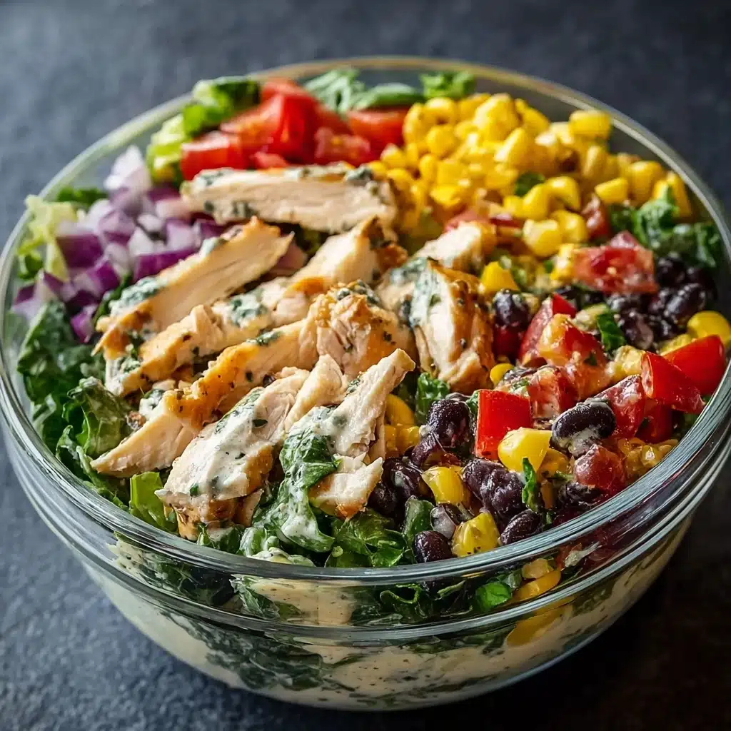 Zesty Southwest Chicken Salad Recipe is a must-try! Recipe