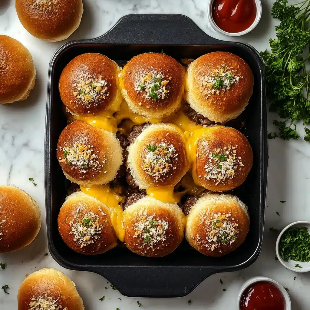 Irresistible Garlic Parmesan Cheeseburger Bombs Recipe