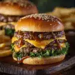 Teriyaki Parmesan Burgers Recipe
