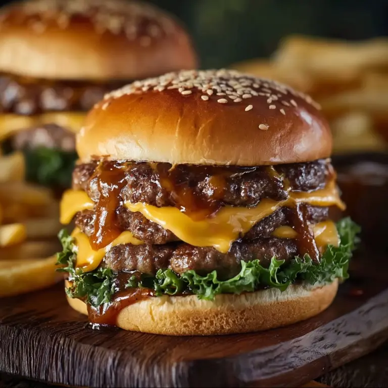 Teriyaki Parmesan Burgers Recipe