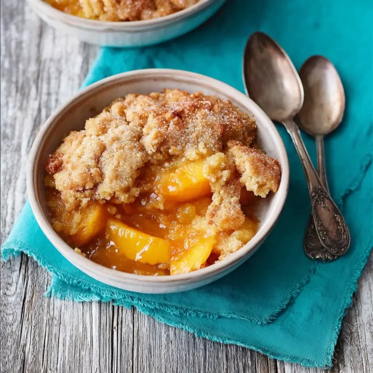 Southern Peach Cobbler Recipe
