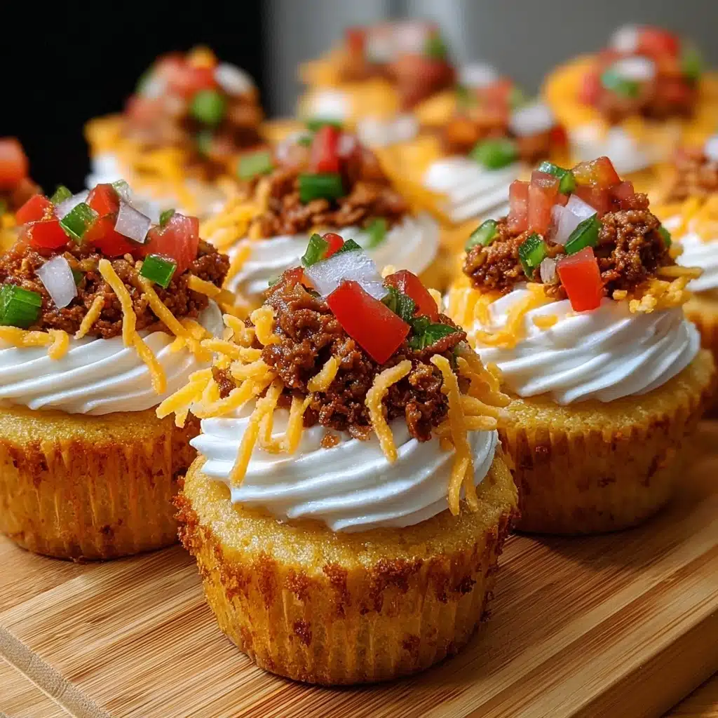 Taco Cupcakes Delight: A Flavorful Appetizer Recipe - Recipe Image