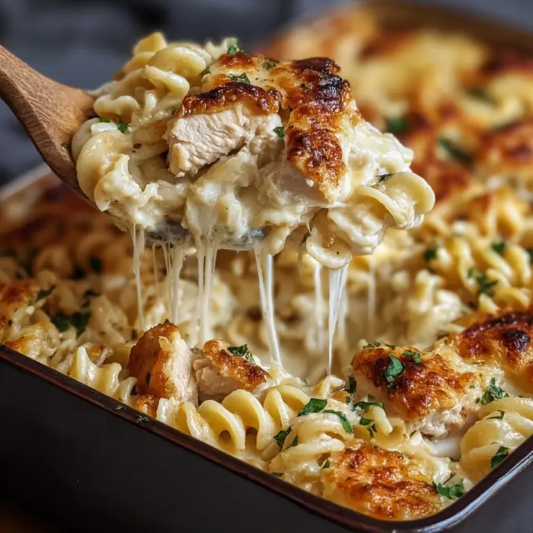 Garlic Parmesan Chicken Pasta Bake Recipe