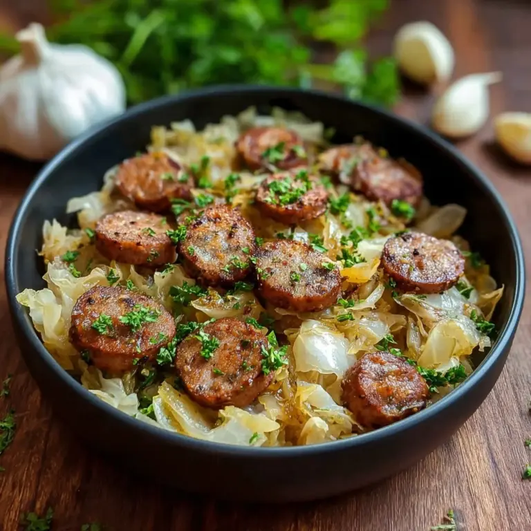 Easy Sausage and Cabbage Stir Fry Recipe