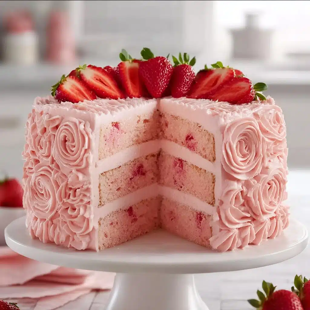 Strawberry Cake Recipe - Recipe Image