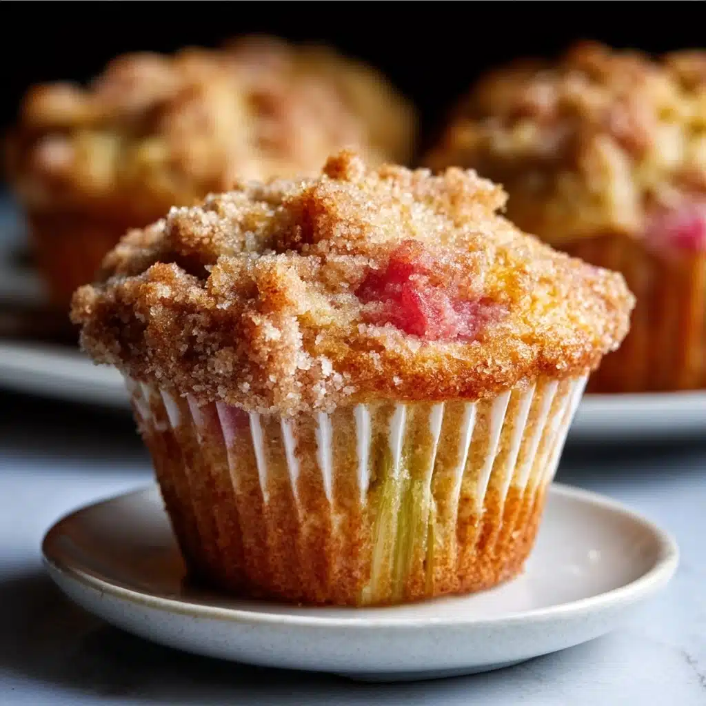 Mouthwatering Rhubarb Muffins Recipe - Recipe Image