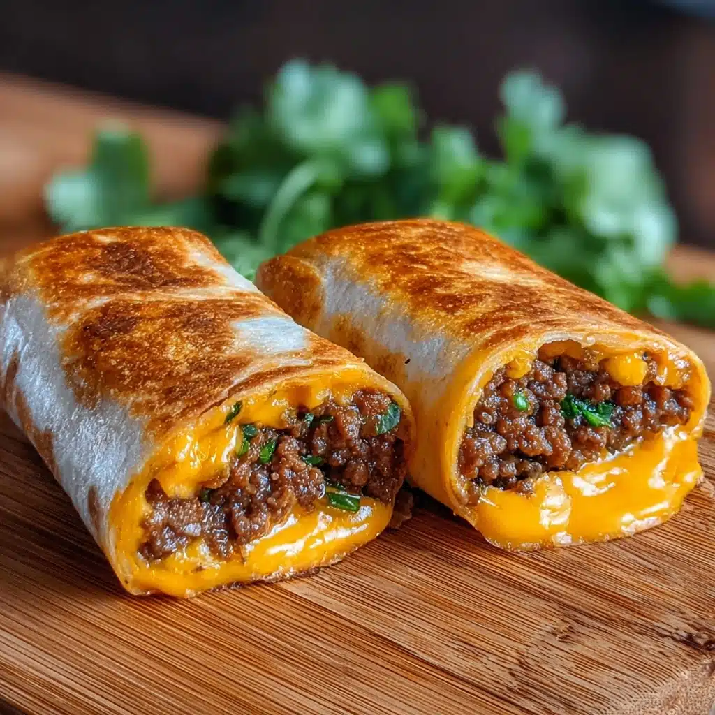 Easy Garlic Butter Beef Cheeseburger Rollups Recipe - Recipe Image