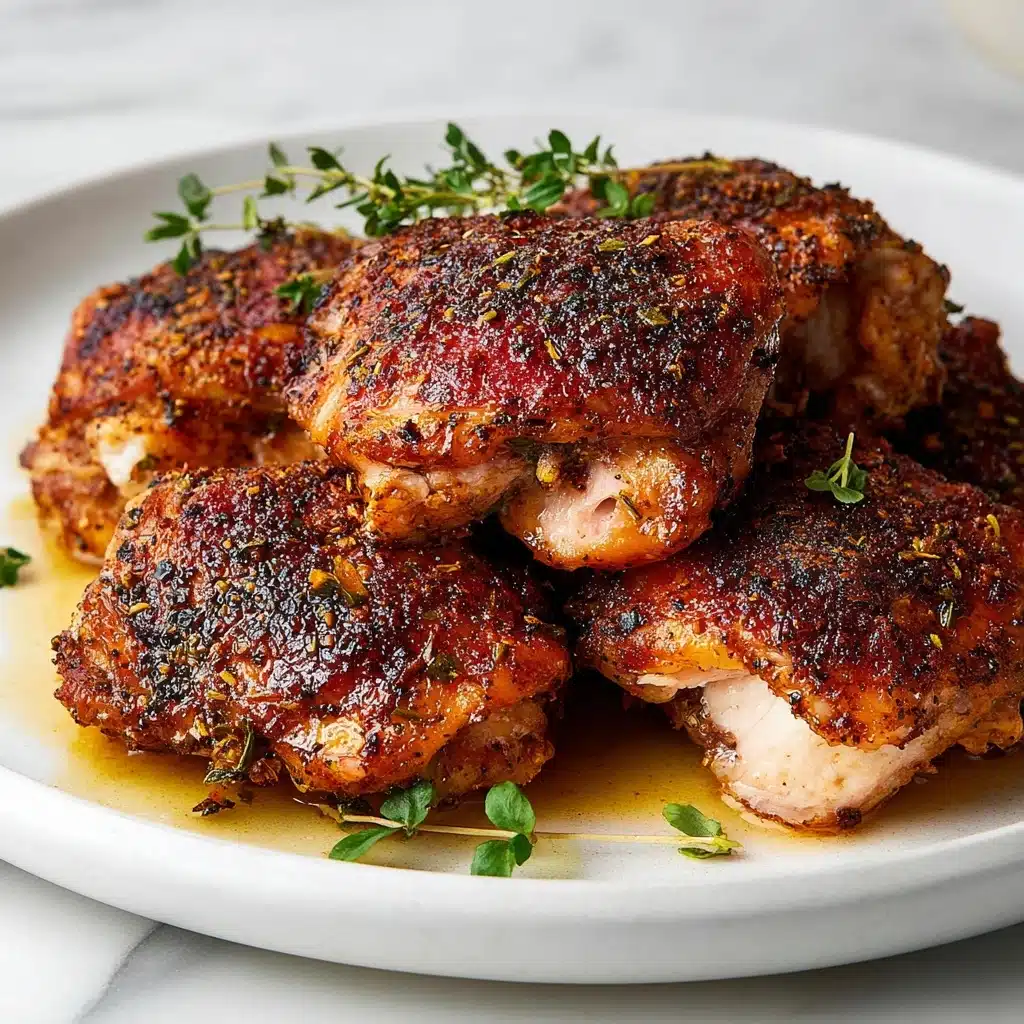 Oven Fried Chicken Thighs Recipe - Recipe Image