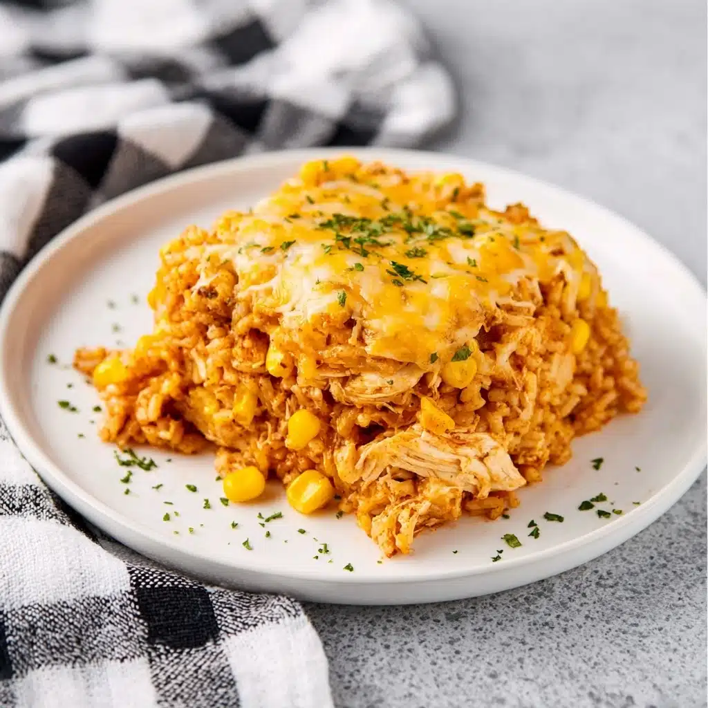 Easy Chicken Enchilada Rice Casserole Recipe - Recipe Image