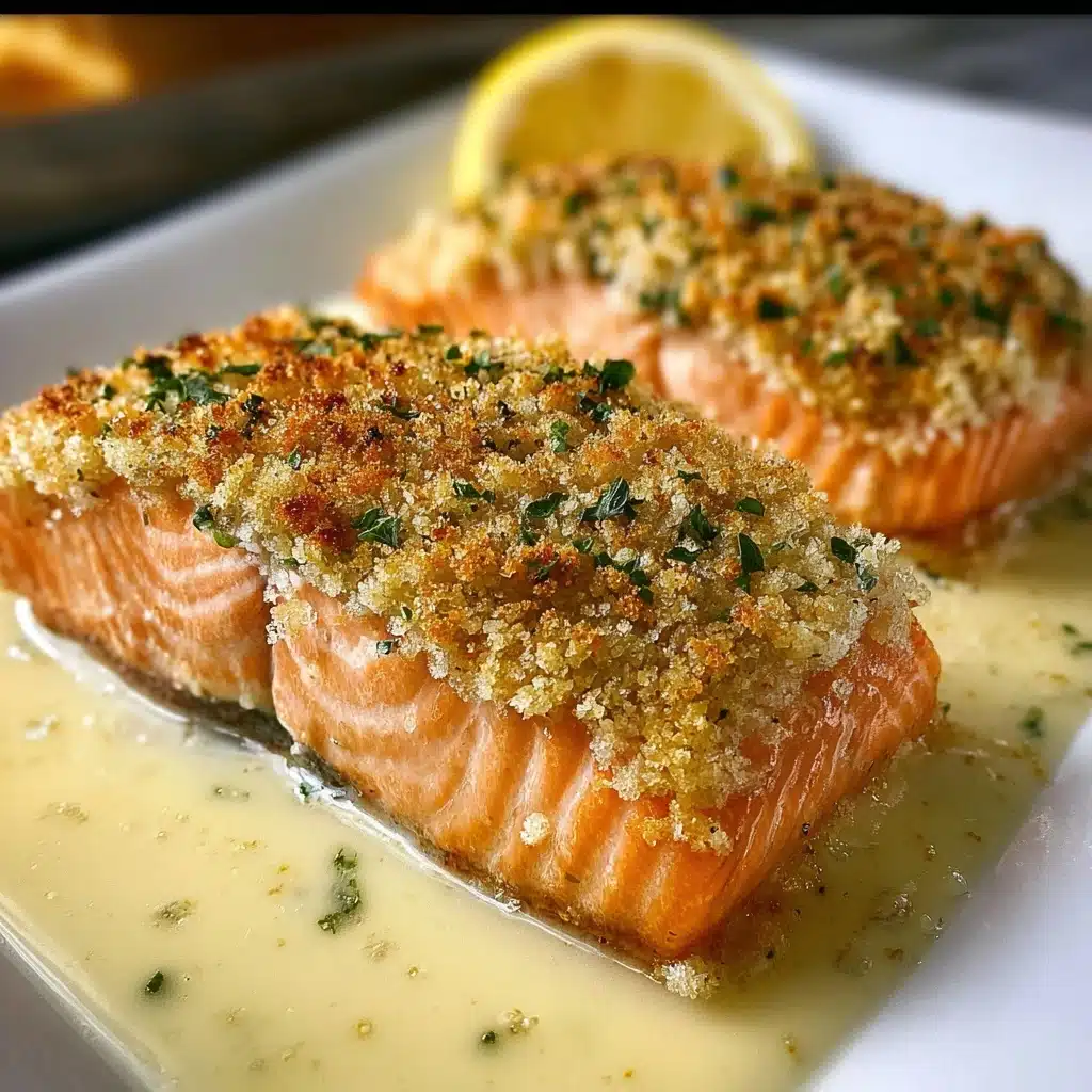 Baked Parmesan Crusted Salmon Recipe - Recipe Image