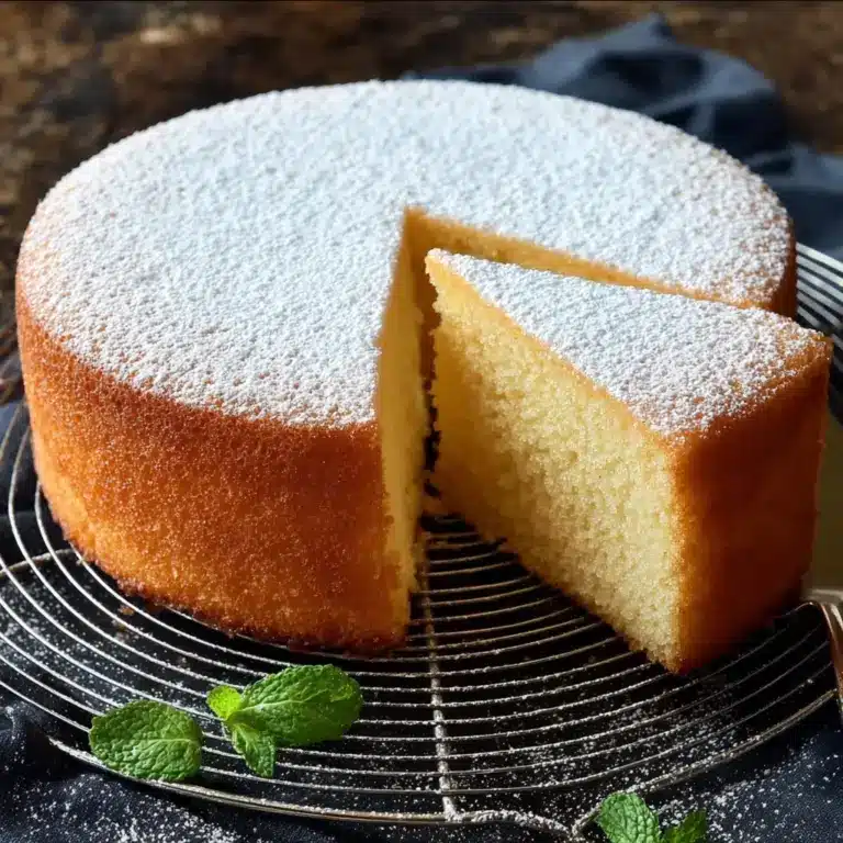 4-Ingredient Sponge Cake Recipe