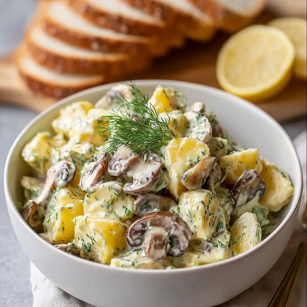 Mushroom and Egg Salad Recipe