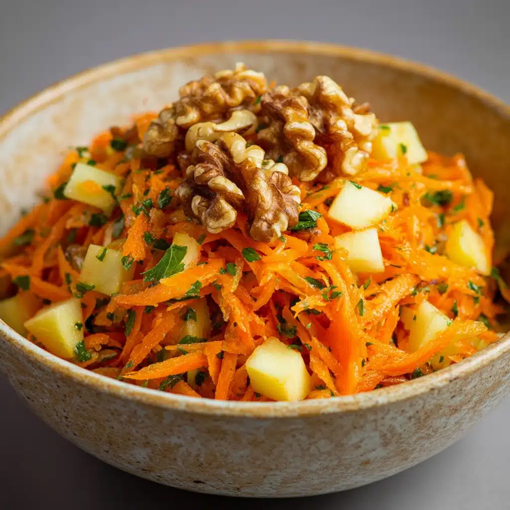 Carrot Apple and Walnut Salad Recipe