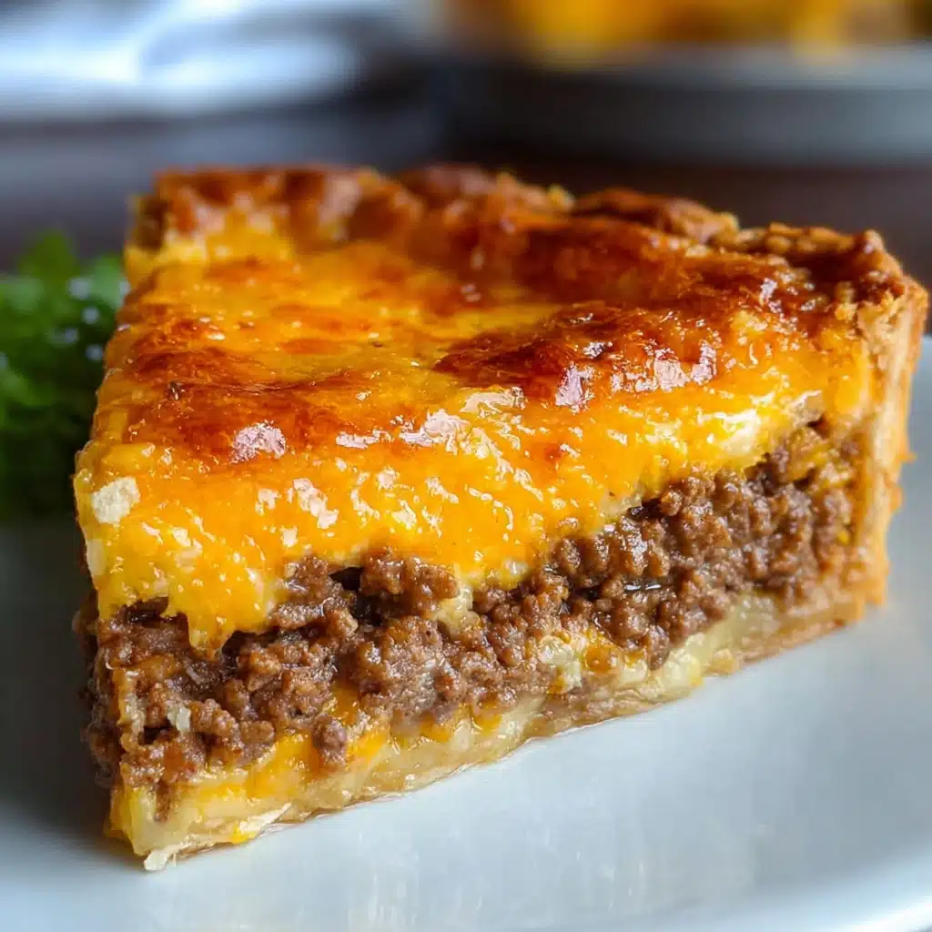 Impossible Cheeseburger Pie Recipe - Recipe Image