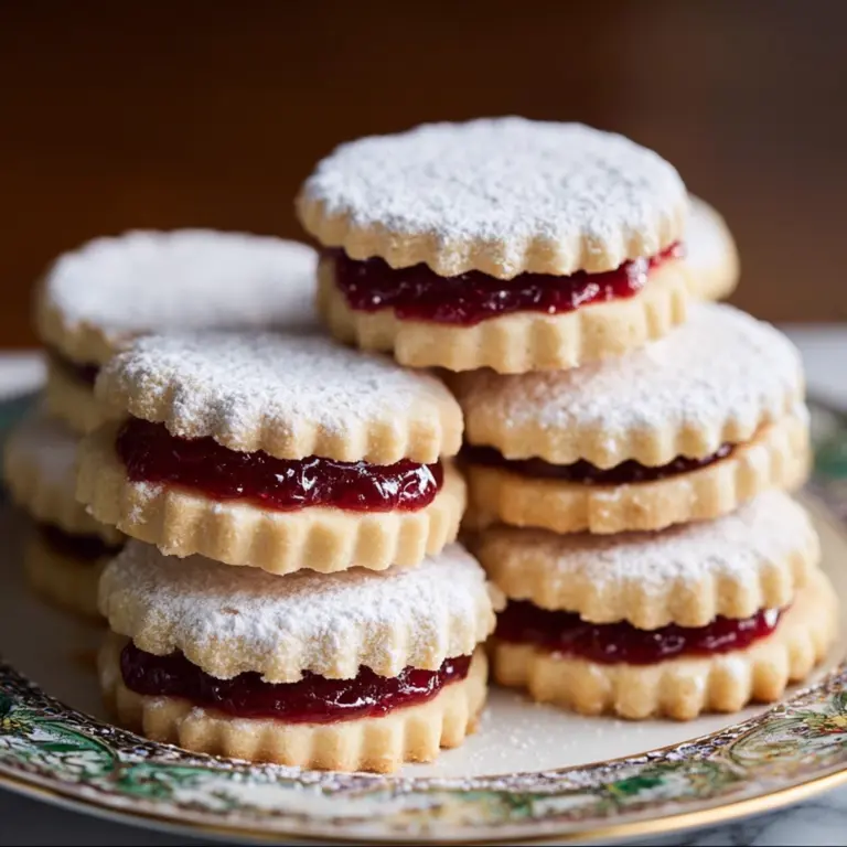 Jam Filled Sandwich Cookies (Zirochki) Recipe