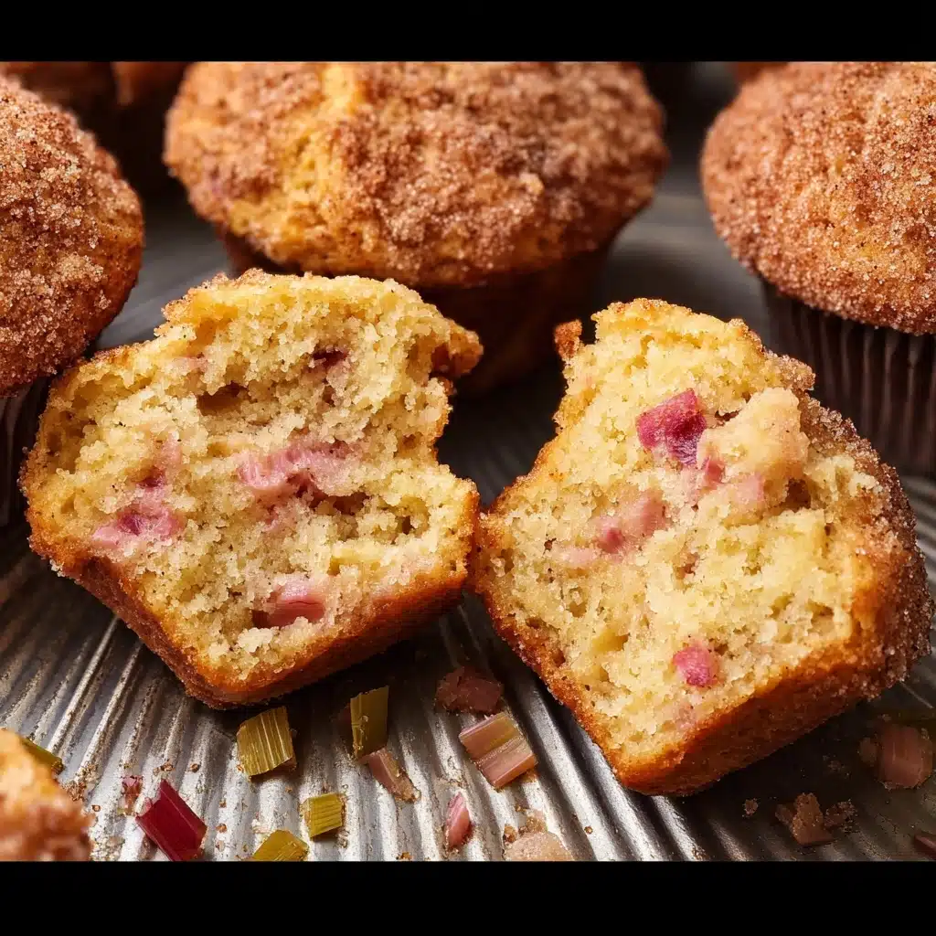 Mouthwatering Rhubarb Muffins Recipe - Recipe Image