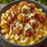 Mix cooked macaroni into the cheese sauce Recipe