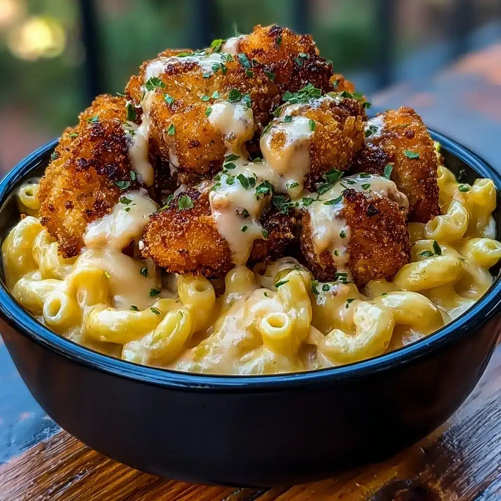 Mix cooked macaroni into the cheese sauce Recipe - Recipe Image