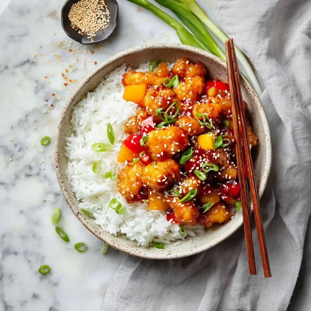 The BEST Easy Sweet And Sour Chicken Recipe - Recipe Image
