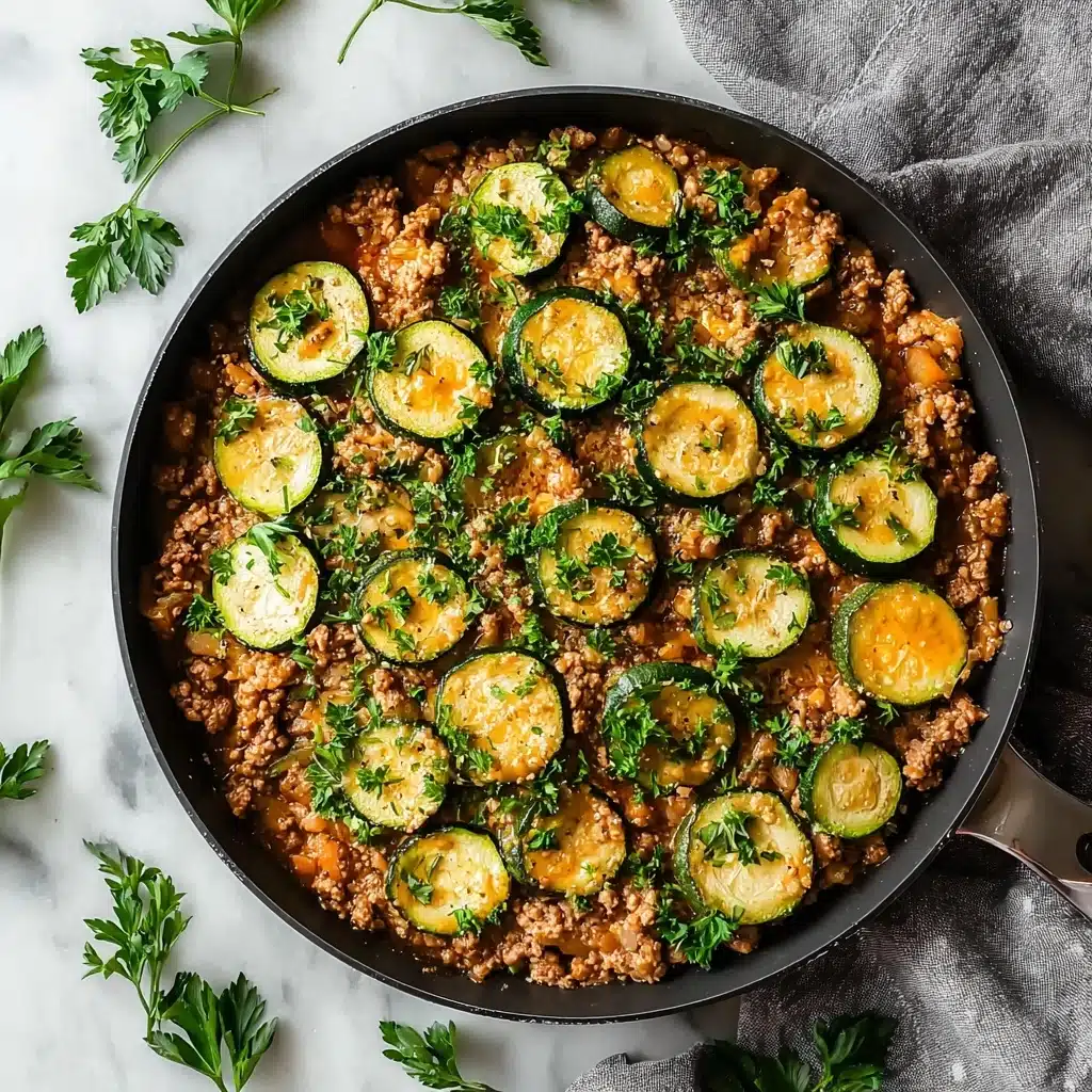 Ground Turkey and Zucchini Skillet Recipe