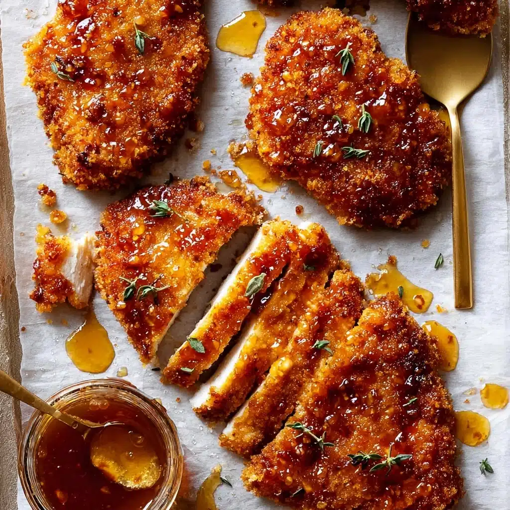 Baked Crunchy Hot Honey Chicken Recipe - Recipe Image