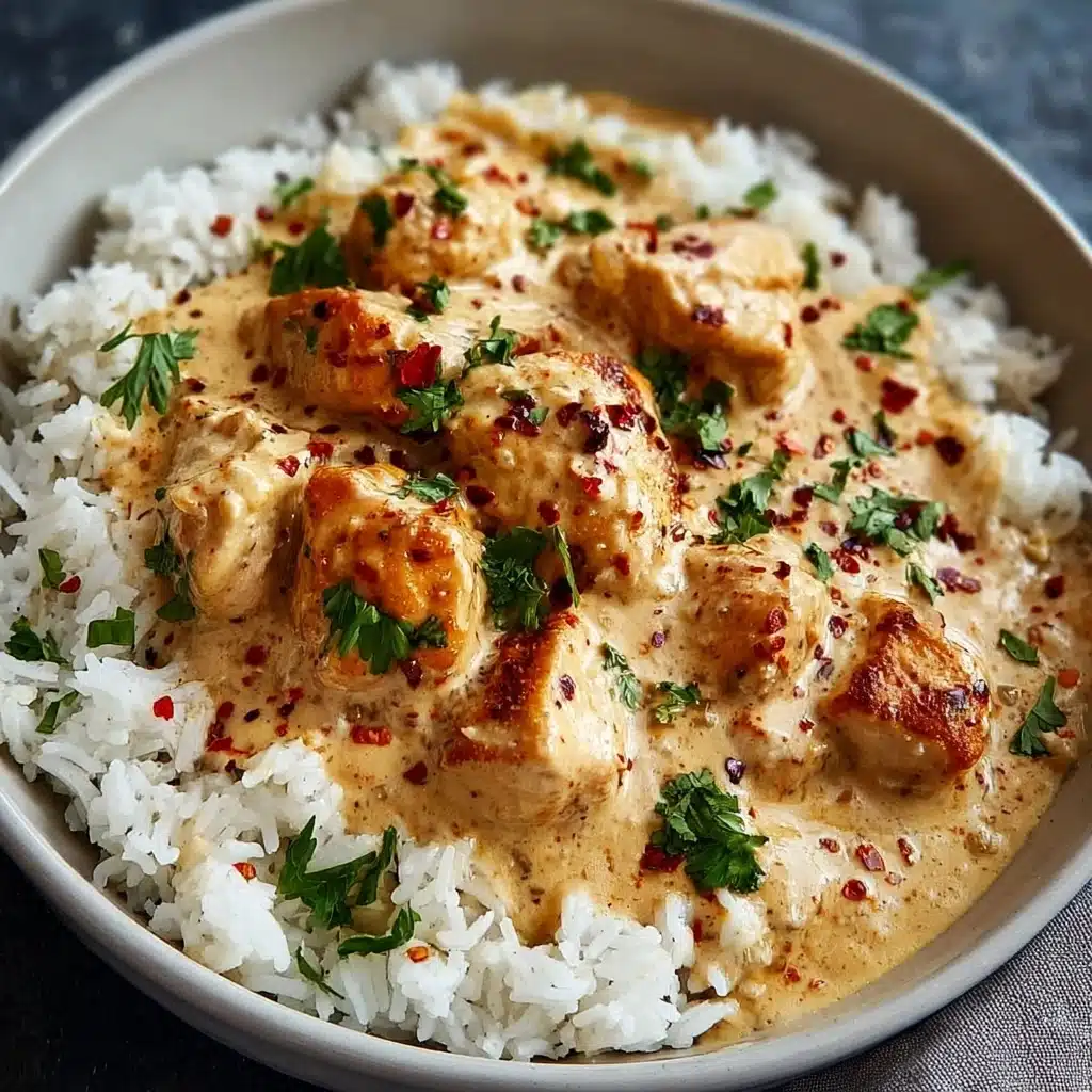 Creamy Smothered Chicken and Rice Recipe