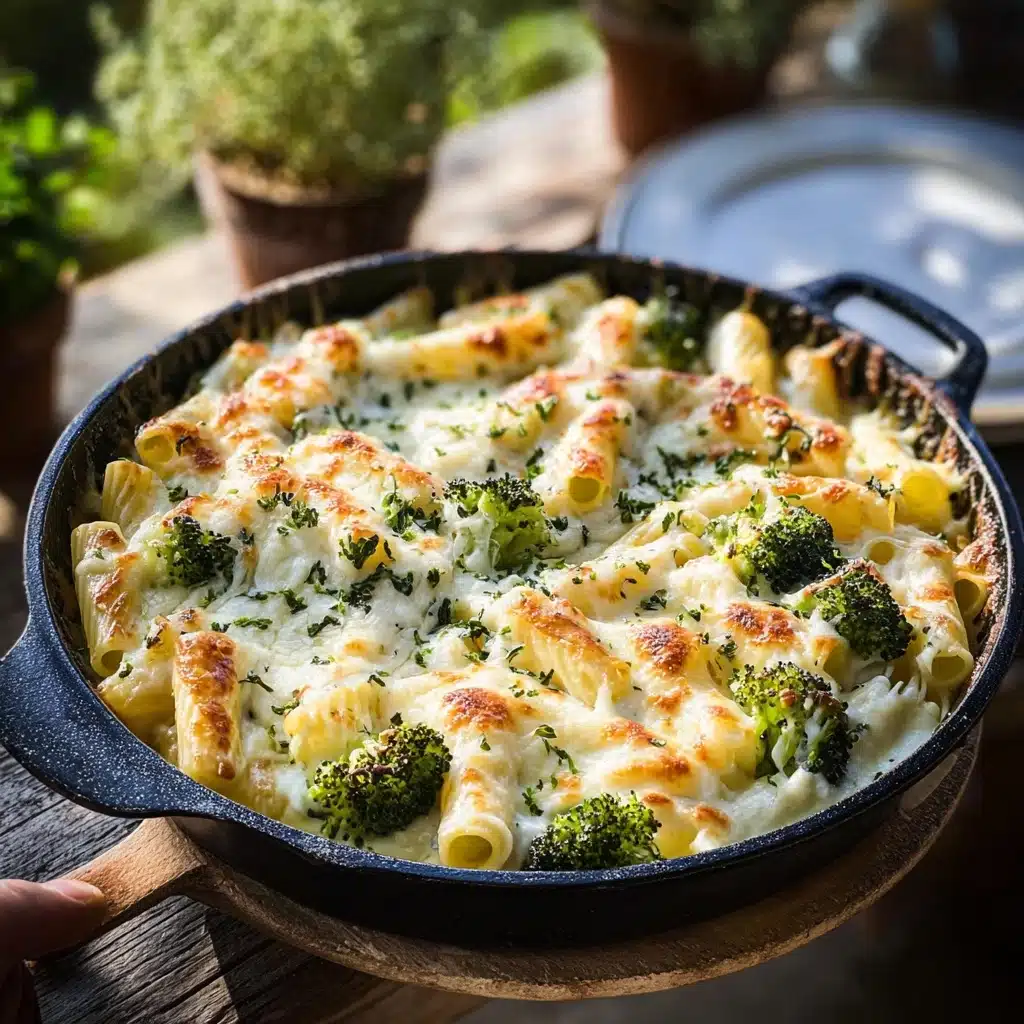 Baked Ziti with Broccoli & Alfredo Sauce Recipe