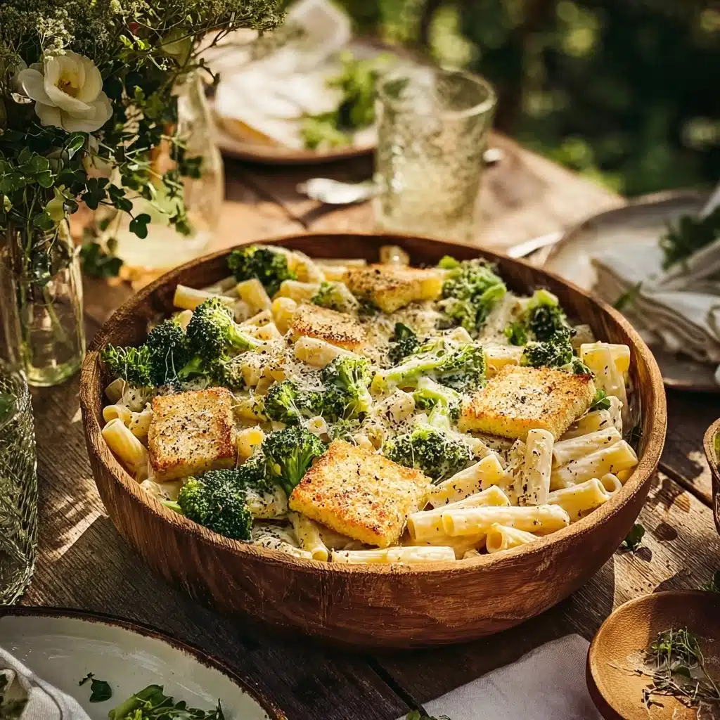 Baked Ziti with Broccoli & Alfredo Sauce Recipe - Recipe Image