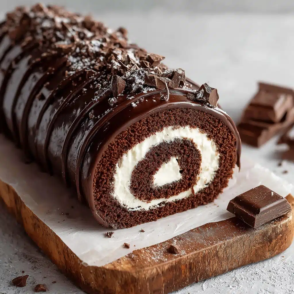 German Chocolate Cake Roll Recipe - Recipe Image