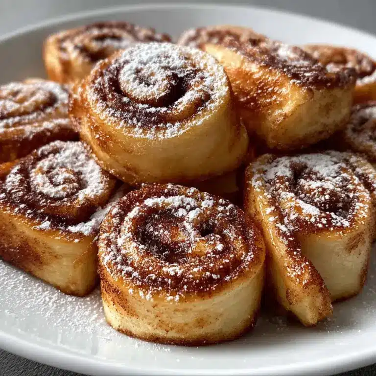 Cinnamon Roll French Toast Roll-Ups Recipe