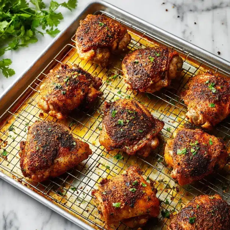 Oven Fried Chicken Thighs Recipe