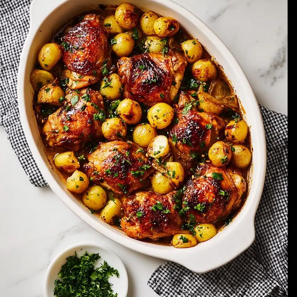 Chicken Thighs with Potatoes Recipe - Recipe Image