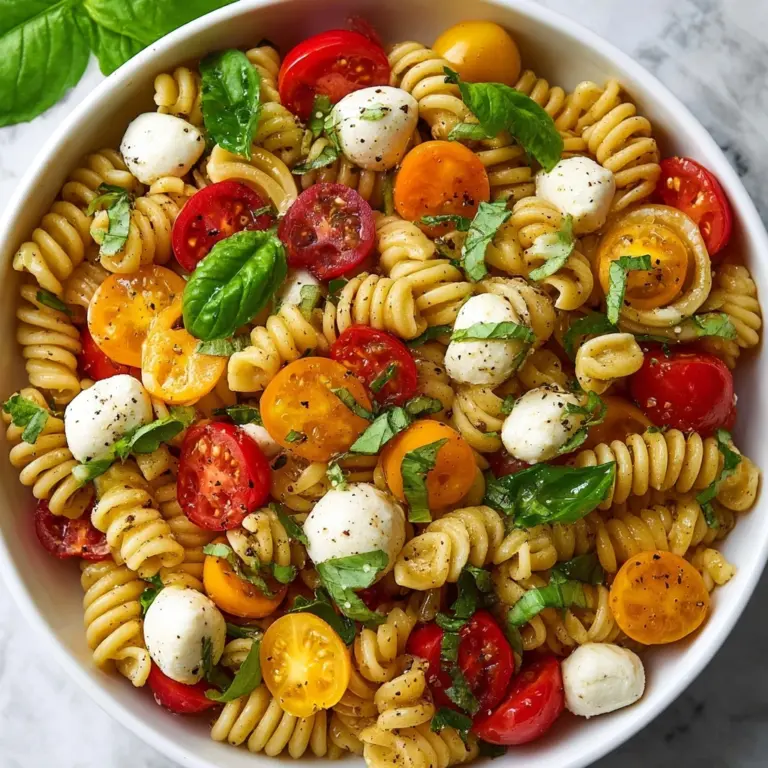 Pasta Salad Caprese Recipe