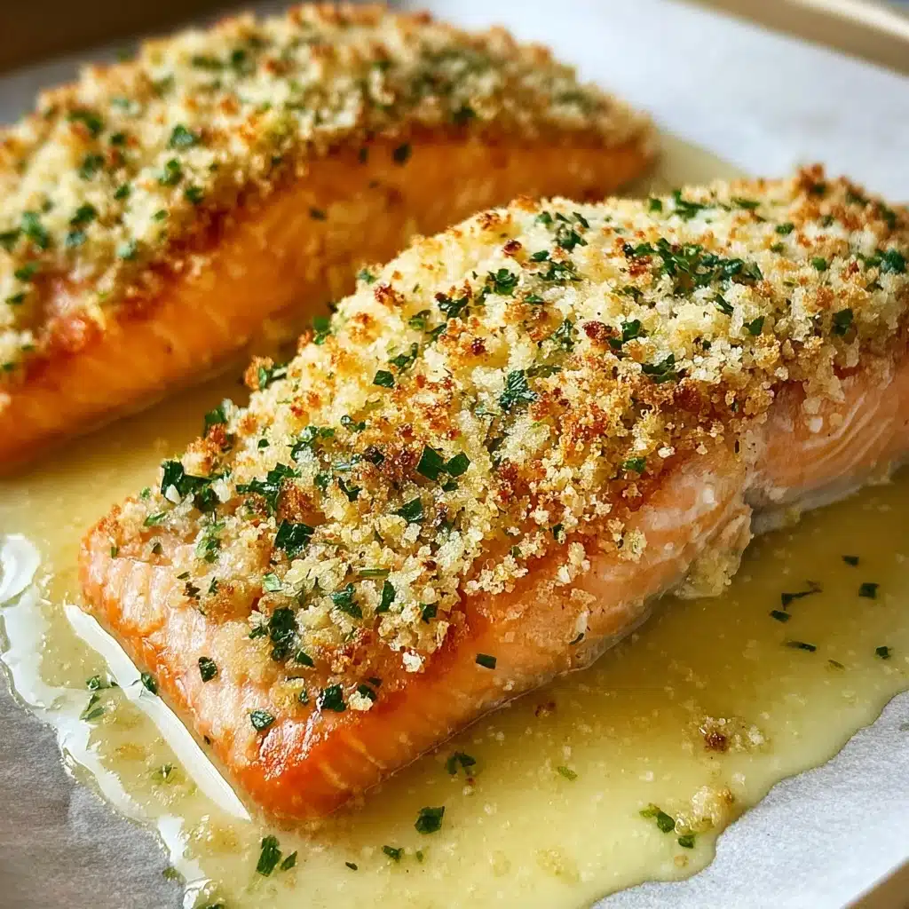 Baked Parmesan Crusted Salmon Recipe - Recipe Image