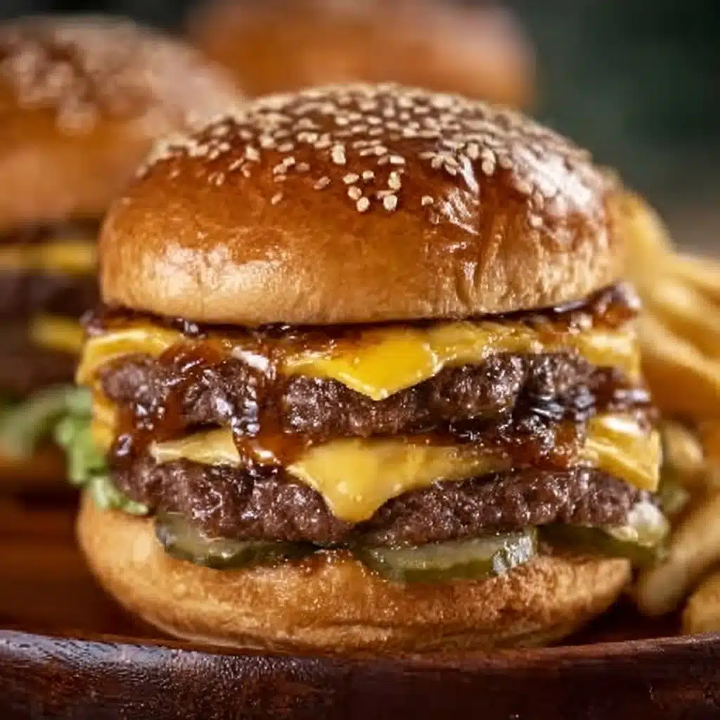 Teriyaki Parmesan Burgers Recipe - Recipe Image