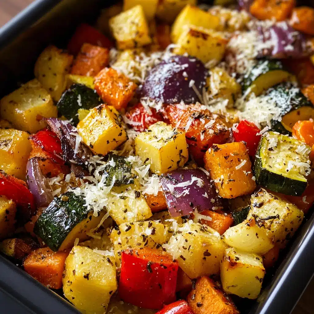 Roasted Vegetables with Parmesan Cheese Recipe