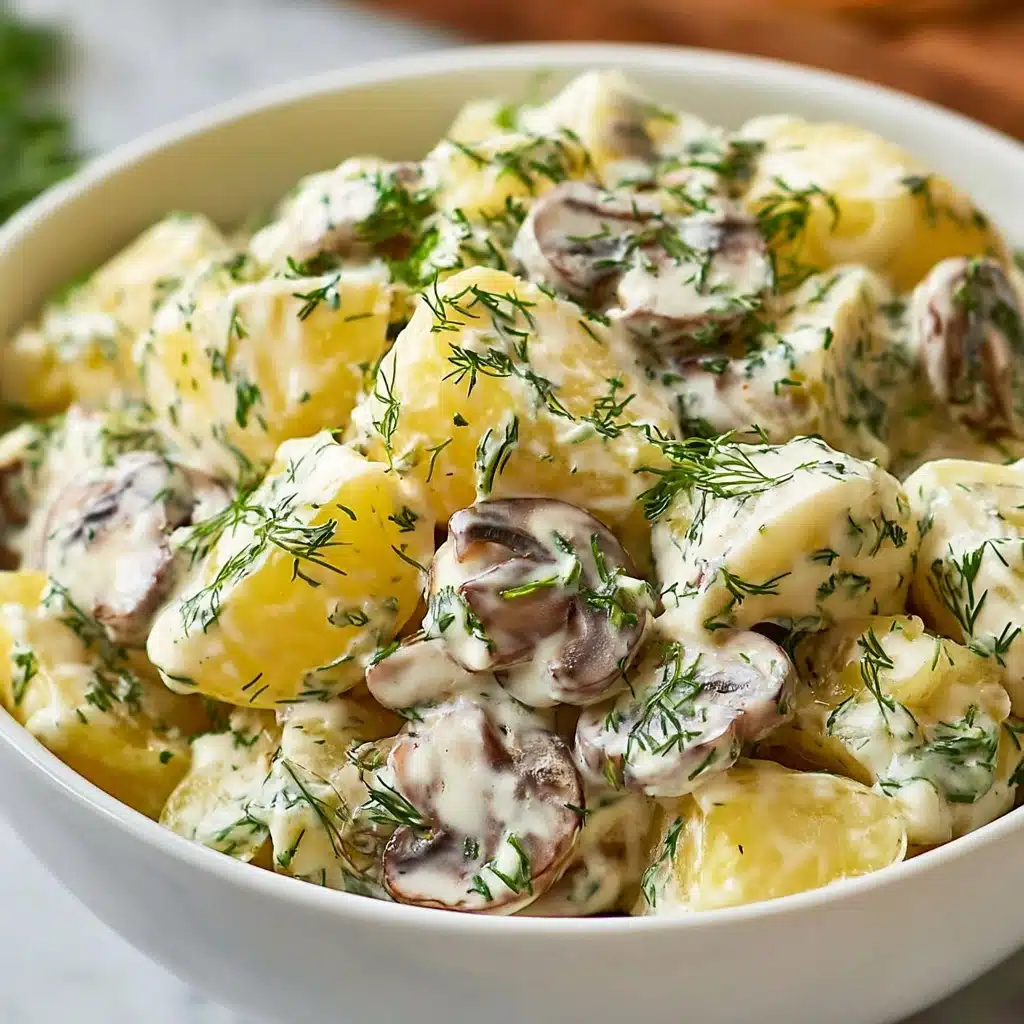 Mushroom and Egg Salad Recipe - Recipe Image