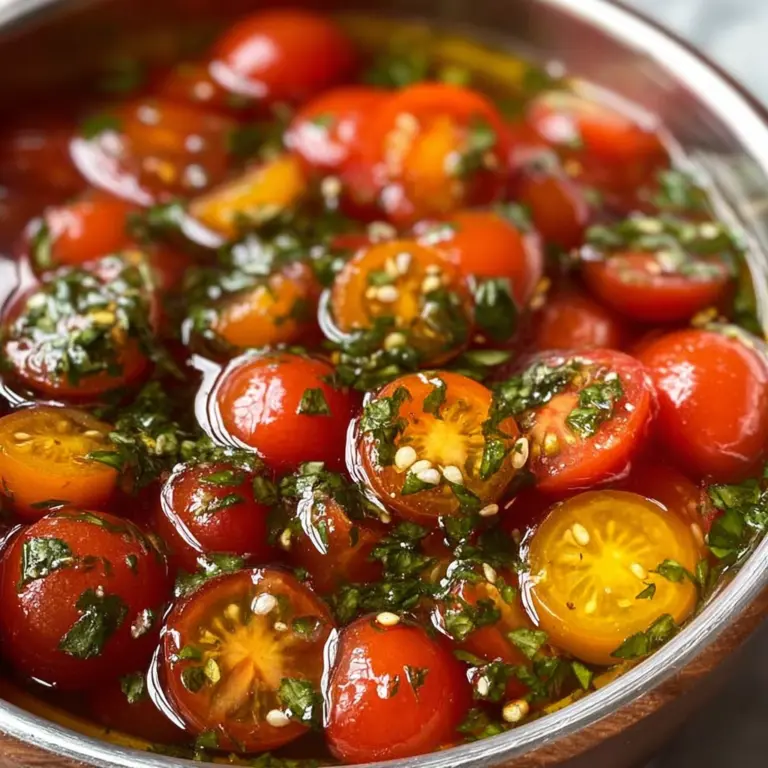Marinated Cherry Tomatoes Recipe