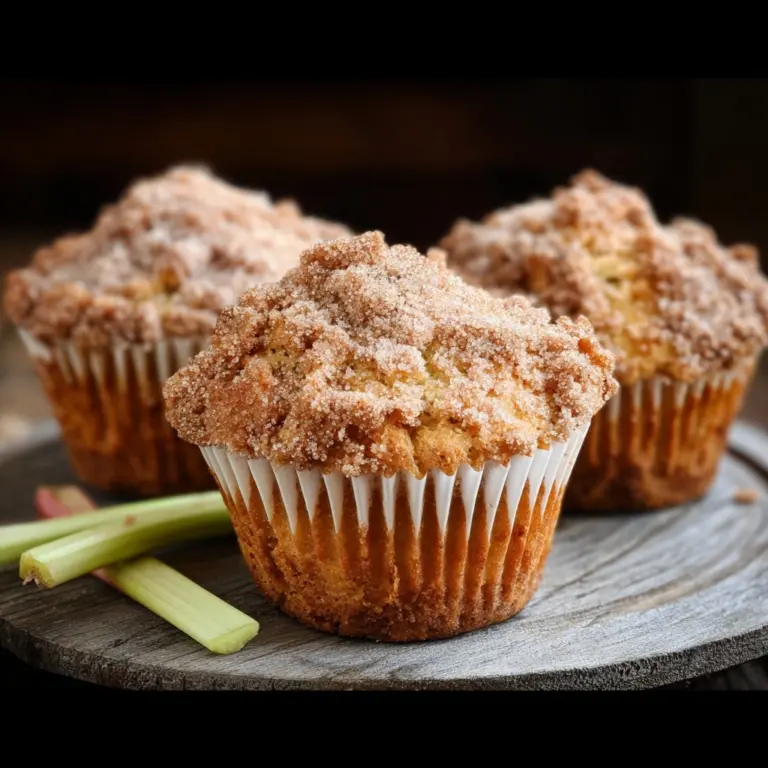 Mouthwatering Rhubarb Muffins Recipe