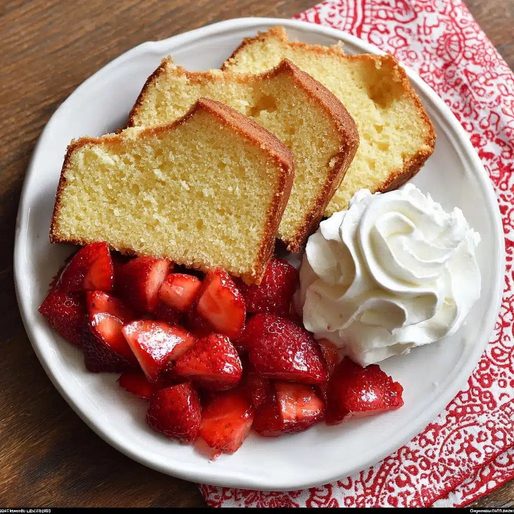 Vanilla Almond Pound Cake Recipe - Recipe Image