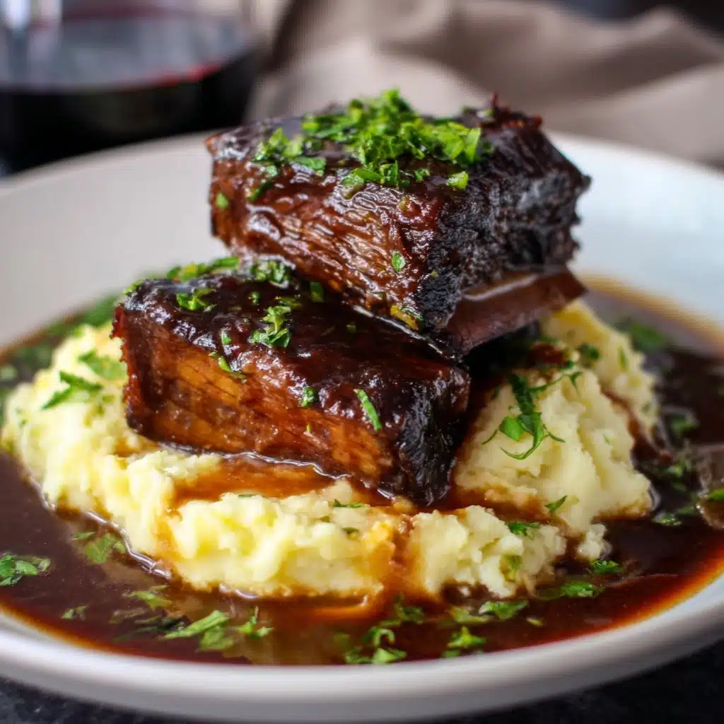 Red Wine Braised Beef Short Ribs Recipe - Recipe Image