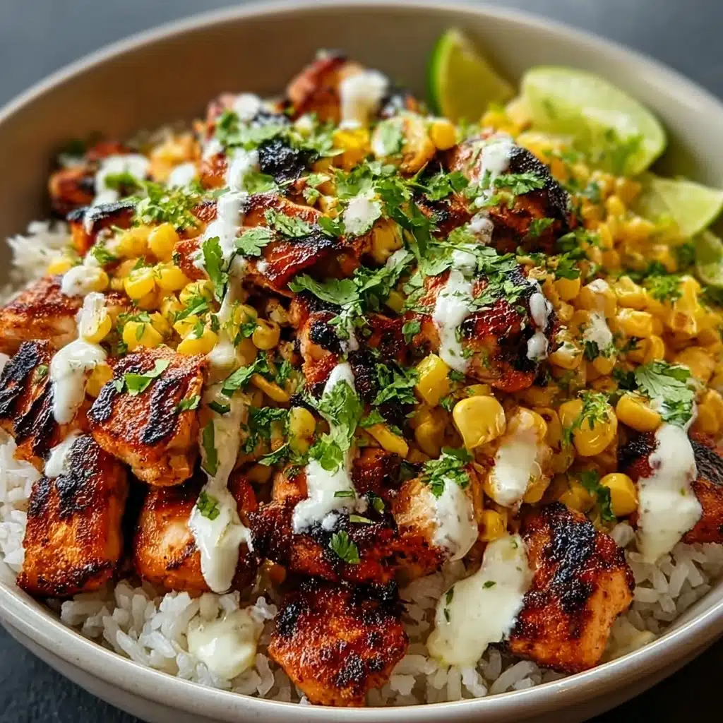 Effortless Street Corn Chicken Rice Bowl Recipe